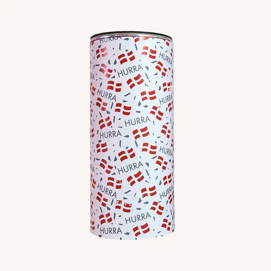 Bordbombe m. Flag & Hurra 19,5 cm.