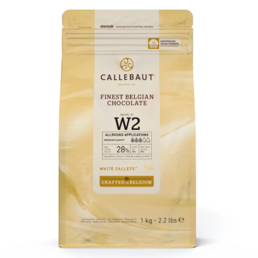 Callebaut Chokolade hvid 1 kg – (28%)