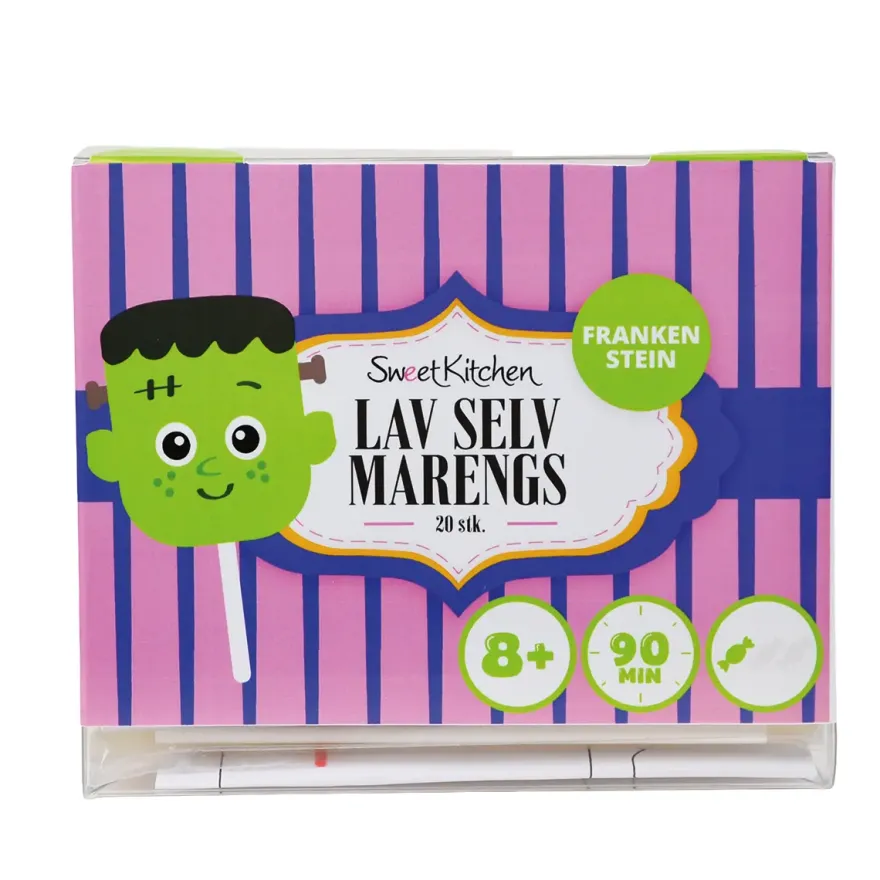 Lav Selv Marengs Kit – Halloween – Frankenstein ca. 20 stk.